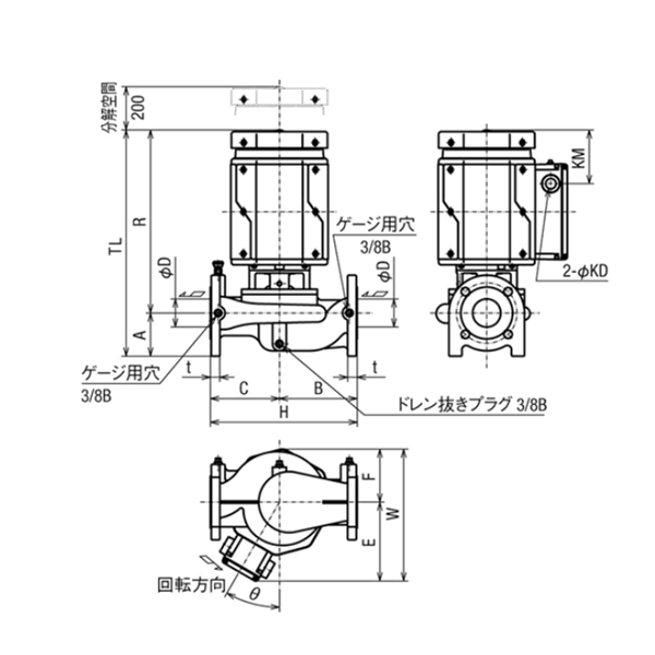 HITACHI-IES日立电动泵JDS 65X50L-E51.5