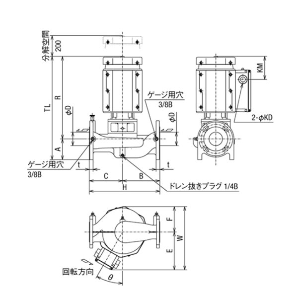 HITACHI-IES日立电动泵JDS 100X80A-E55.5