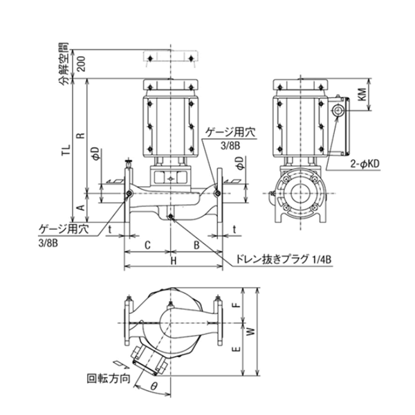 HITACHI-IES日立电动泵JDS 65X50L-E51.5