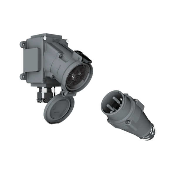法国Marechal高温插头和插座125A– 440V–IP44–IK09金属