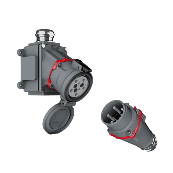 法国Marechal高温插头和插座125A–690V–IP66/IP67金属