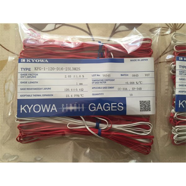 日本KYOWA共和配件耗材应变片KFGS-1-120-D39-16 L30C2R
