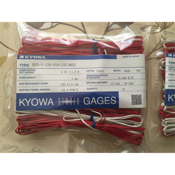 日本KYOWA共和配件耗材应变片KFGS-20-120-C1-16 L30C2R