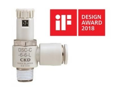 CKD喜开理带刻度盘调速阀 DSC