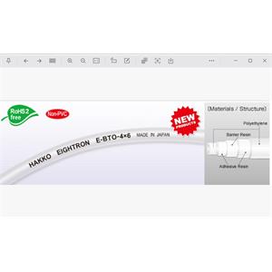 日本HAKKO八光柔性氟素 ETFE 树脂软管E-BTO-2×4
