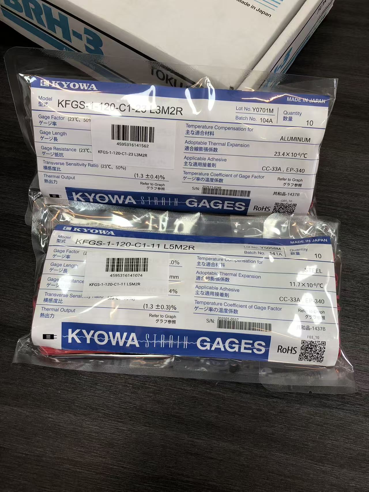 日本KYOWA共和KFGS通用箔式应变片KFGS-2-350-D16-11 N30C2